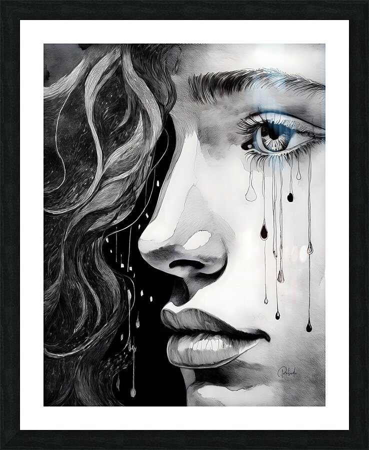 A Teens Tears Impression et Cadre photo