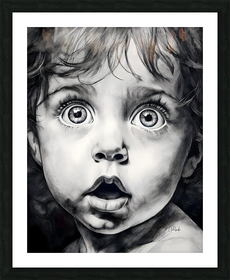 Baby Bright Eyes Impression et Cadre photo