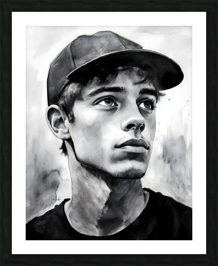 The Pitcher Picture Frame print