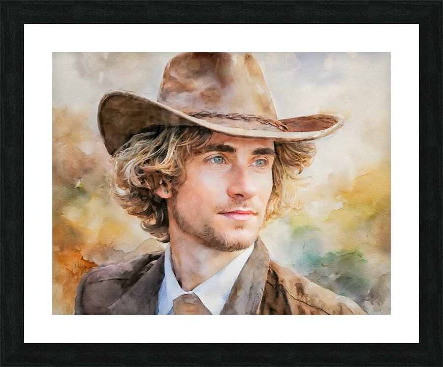 Always a Cowboy Picture Frame print