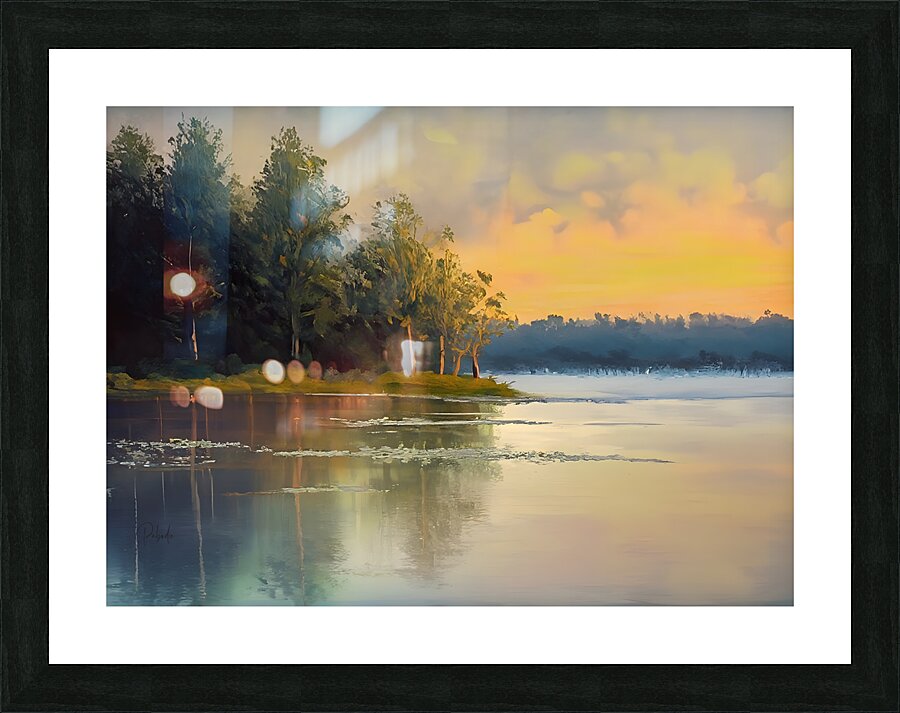 The Final Ice Thaw Picture Frame print