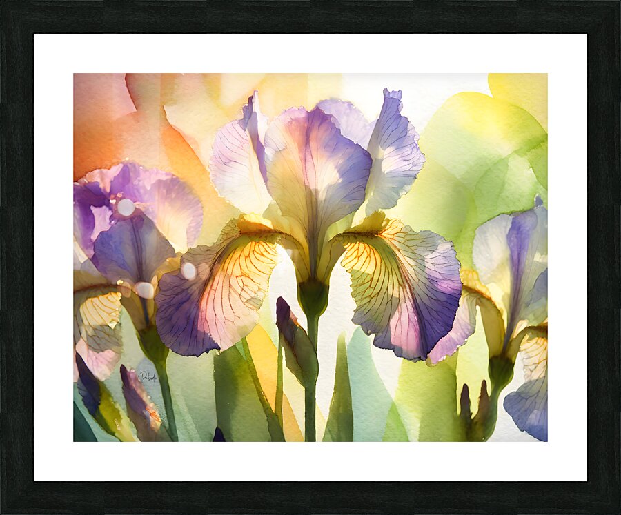 The Beautiful Iris Picture Frame print