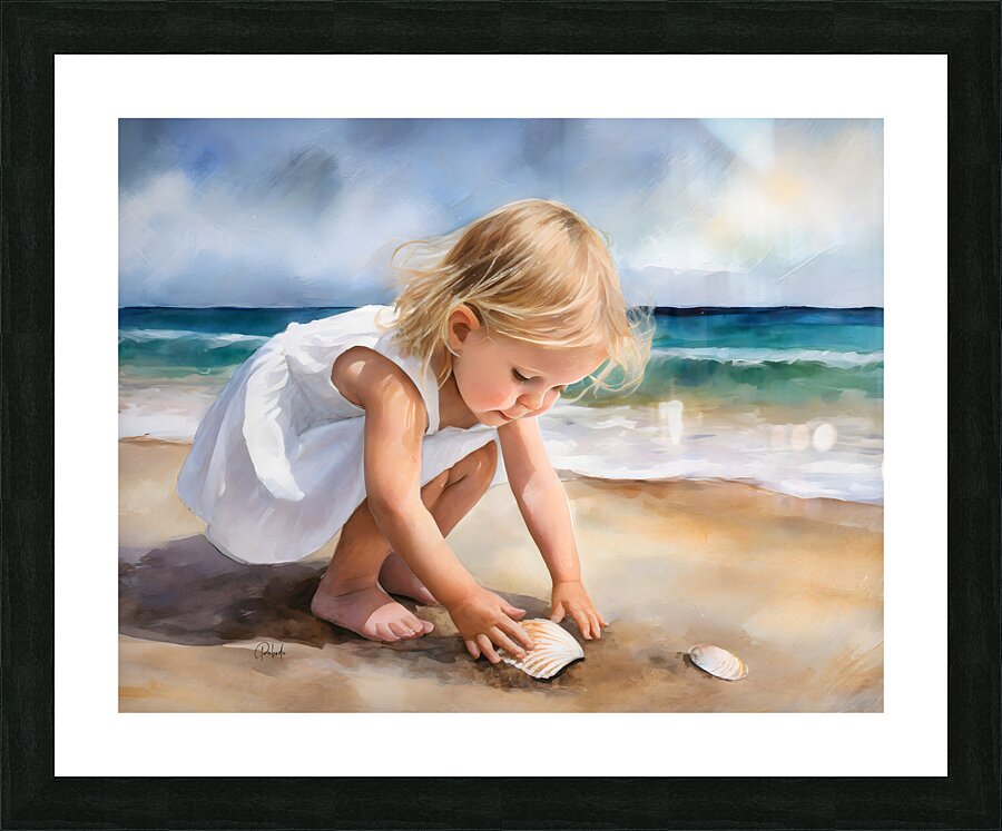 Beach Treasure Picture Frame print