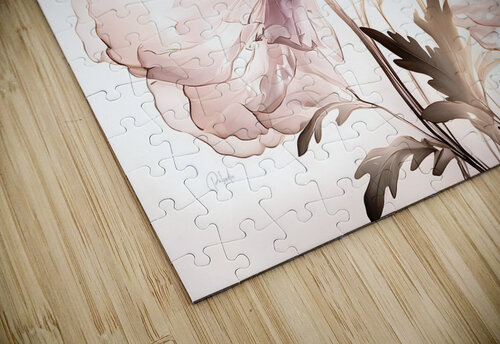 Peonies In Pink Pabodie Art puzzle