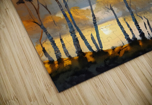 Golden Birches VII Pabodie Art puzzle