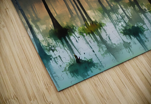 Cypress Trees in the Swamp II Pabodie Art puzzle