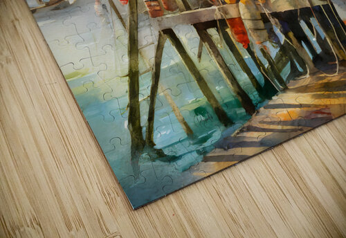 Lobster Buoy Shack Pabodie Art puzzle