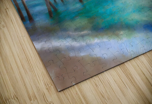 Florida FIshing Pier Pabodie Art puzzle