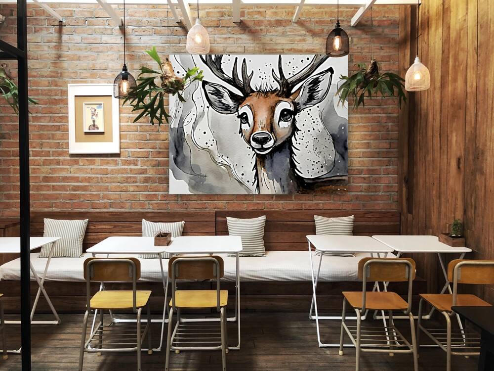 Delightful Deer Reproduction