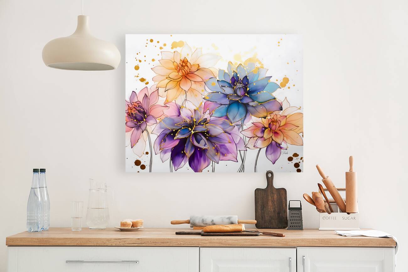Dahlias Study I Reproduction