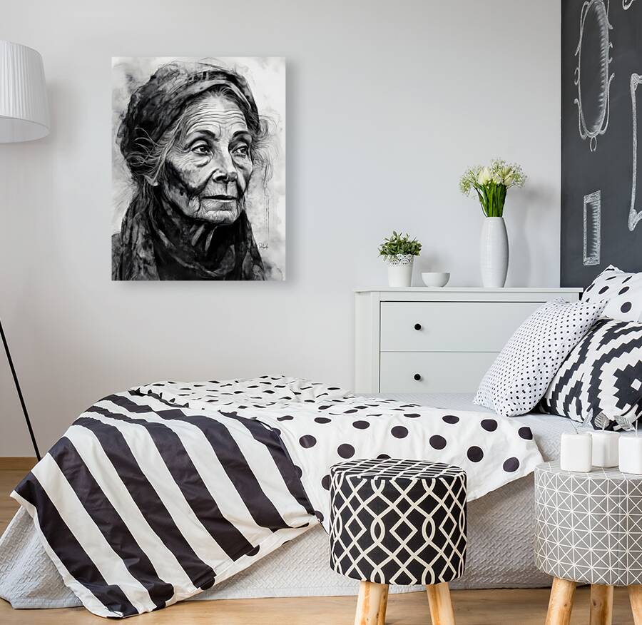 A Face of Wisdom Reproduction