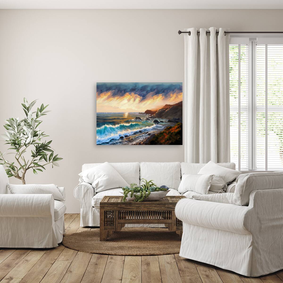 Big Sur California Coastline Reproduction