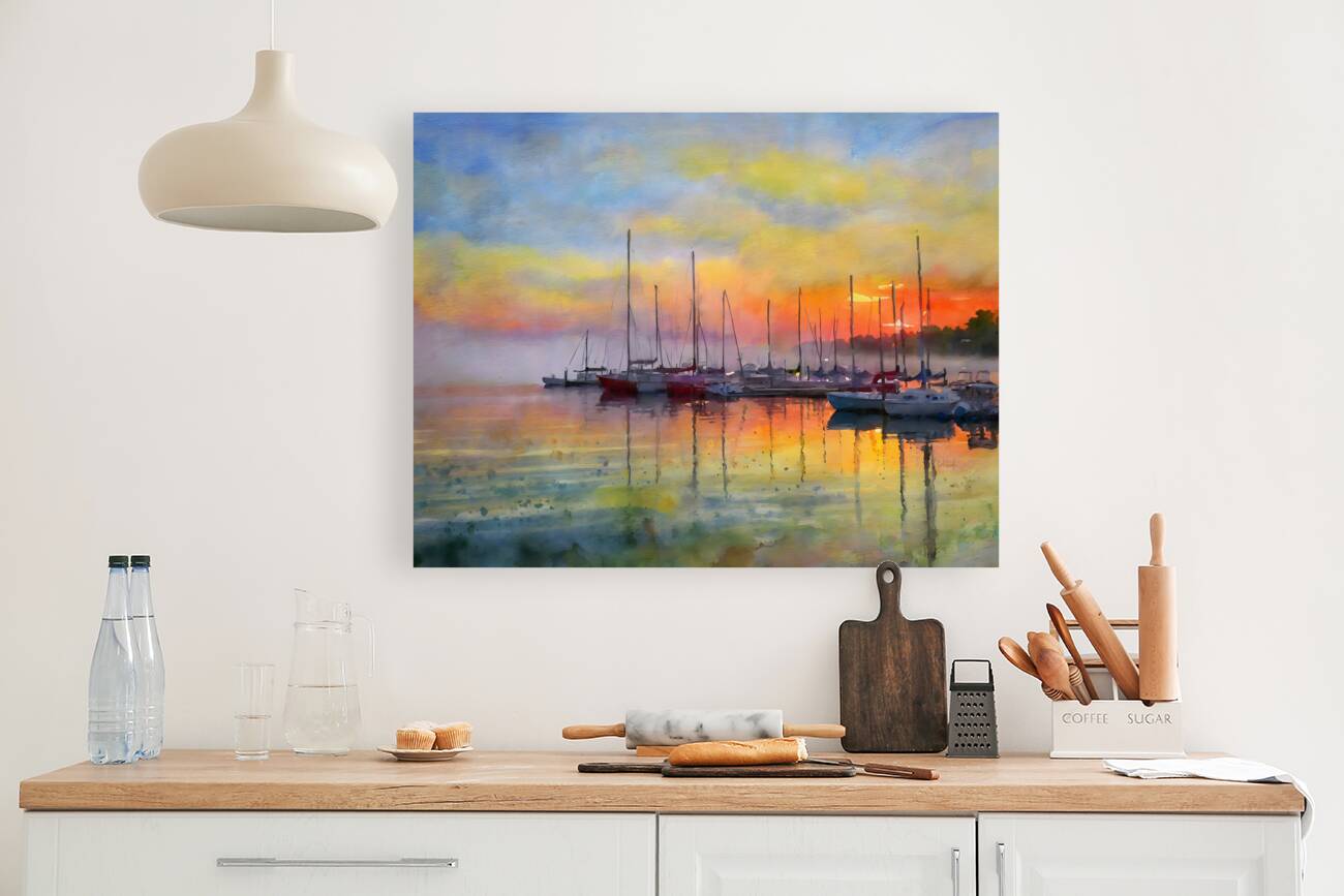 Red Sky in the Morning Reproduction