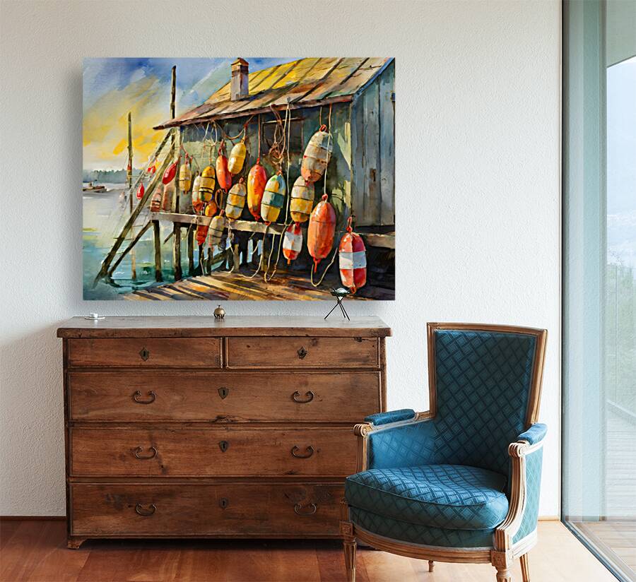 Lobster Buoy Shack Reproduction