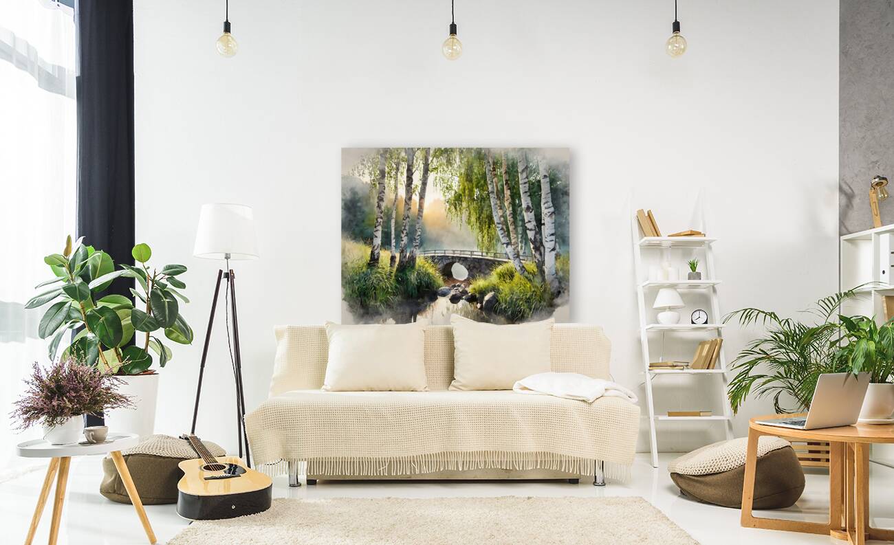 Birch Glen Stone Bridge Reproduction