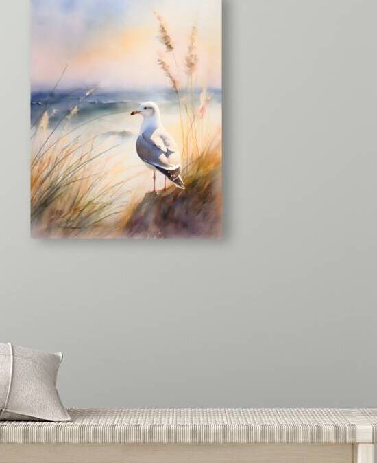 Seagull Perch by Pabodie Art