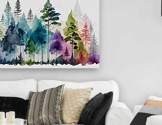 A Forest Of Colors by Pabodie Art
