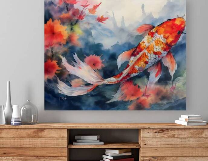 Koi Colors by Pabodie Art