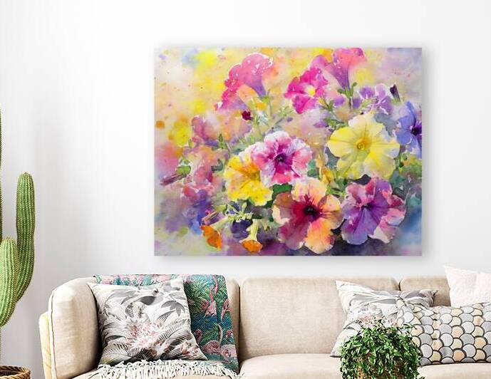 Petunia Party by Pabodie Art
