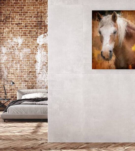 Beautiful Palomino Horse by Pabodie Art