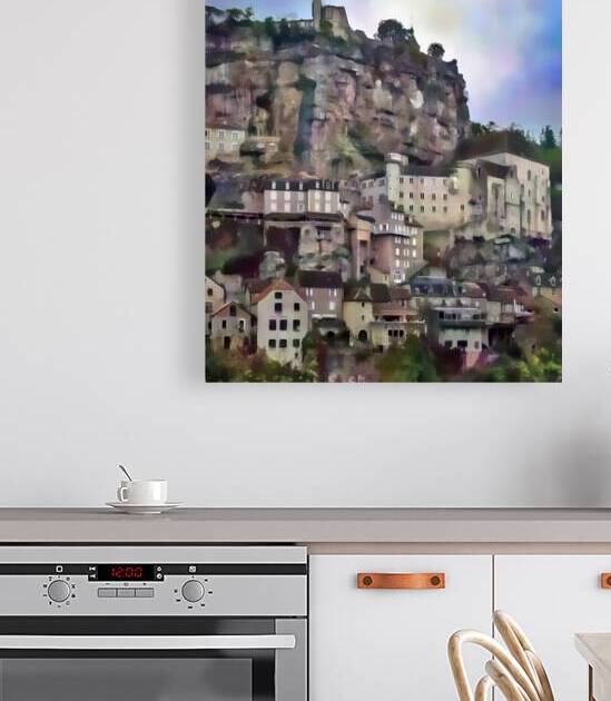 Rocamadour Village in France by Pabodie Art