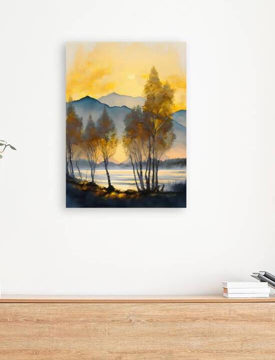 Morning Mountain Sun Reproduction