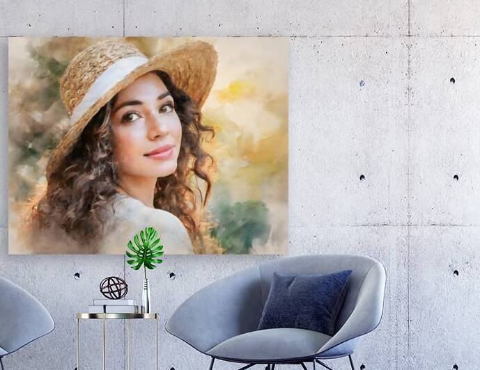 Summer Days Portrait Reproduction