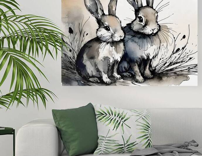 Bunny Buddies by Pabodie Art