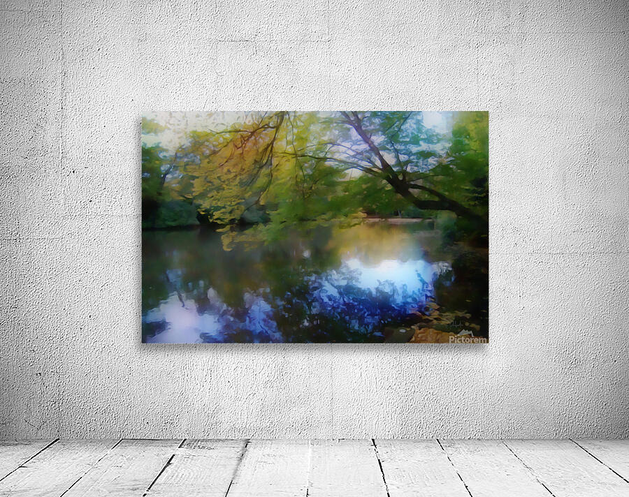 Sunrise Colors Reflecting Across The Lake Wall Preview