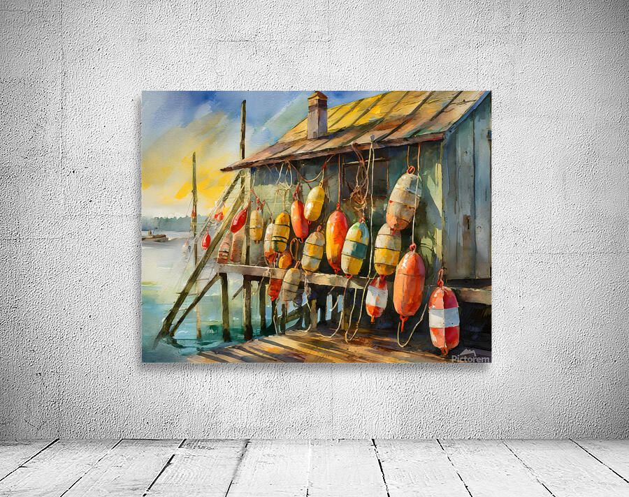 Lobster Buoy Shack Wall Preview