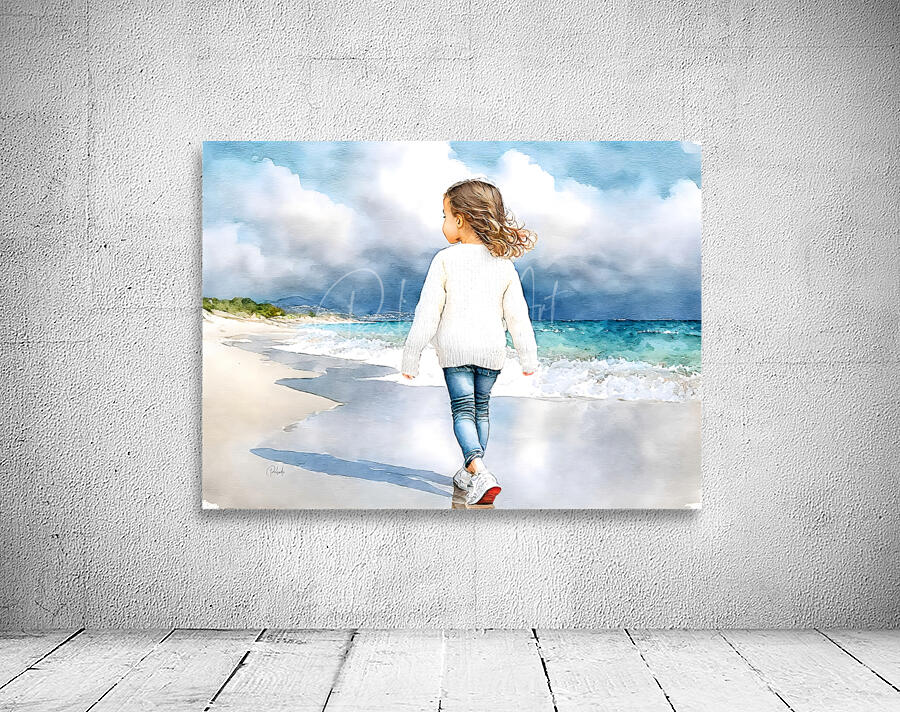 A WInter Beach Day Wall Preview