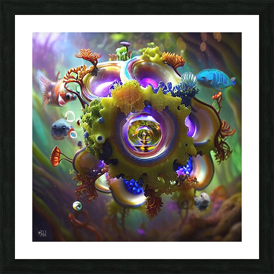 Party Down Below Picture Frame print