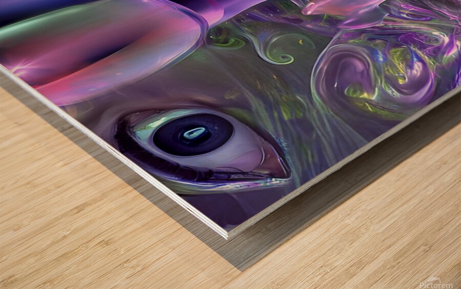 Hypnagogic Eye Wash Wood print