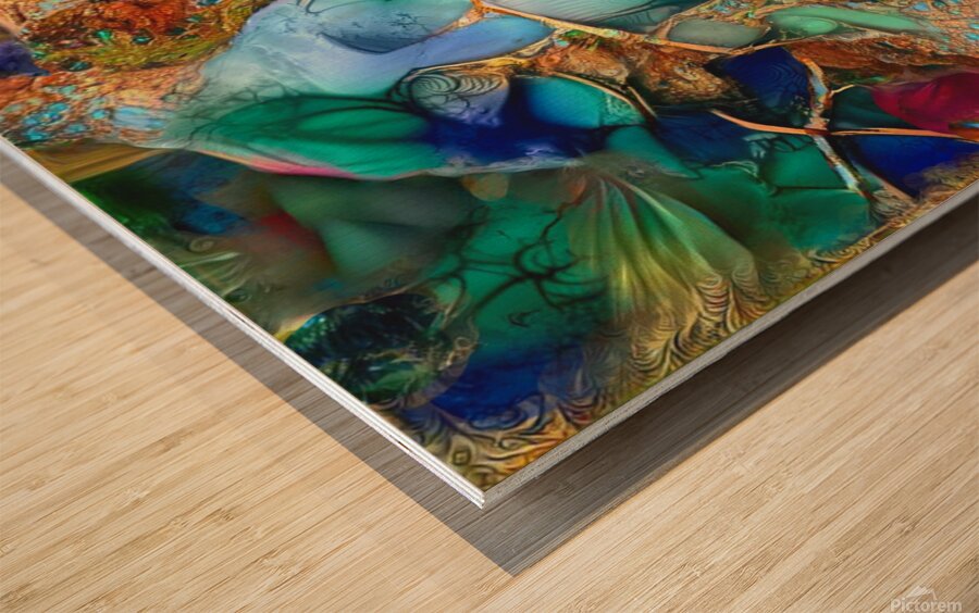 Web of Paradise Wood print