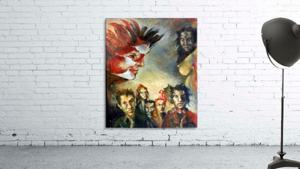 demented minded crowd.. Wall Preview