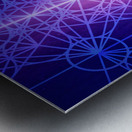 Metatron Blue Metal print