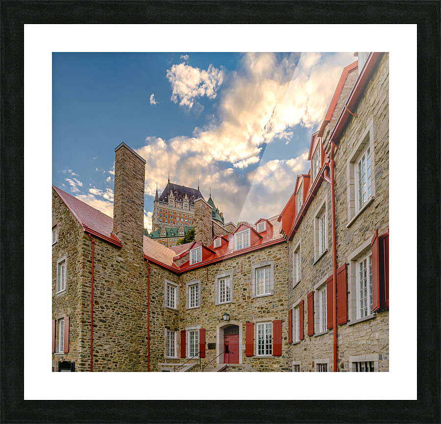 Vieux Quebec Picture Frame print