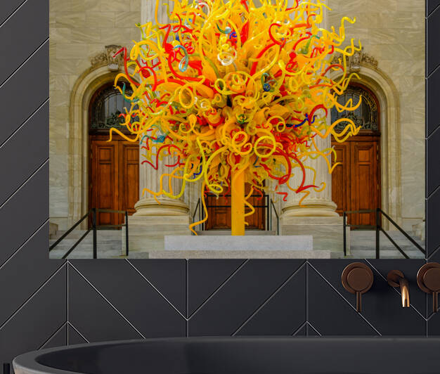 Le soleil de Chihuly Reproduction
