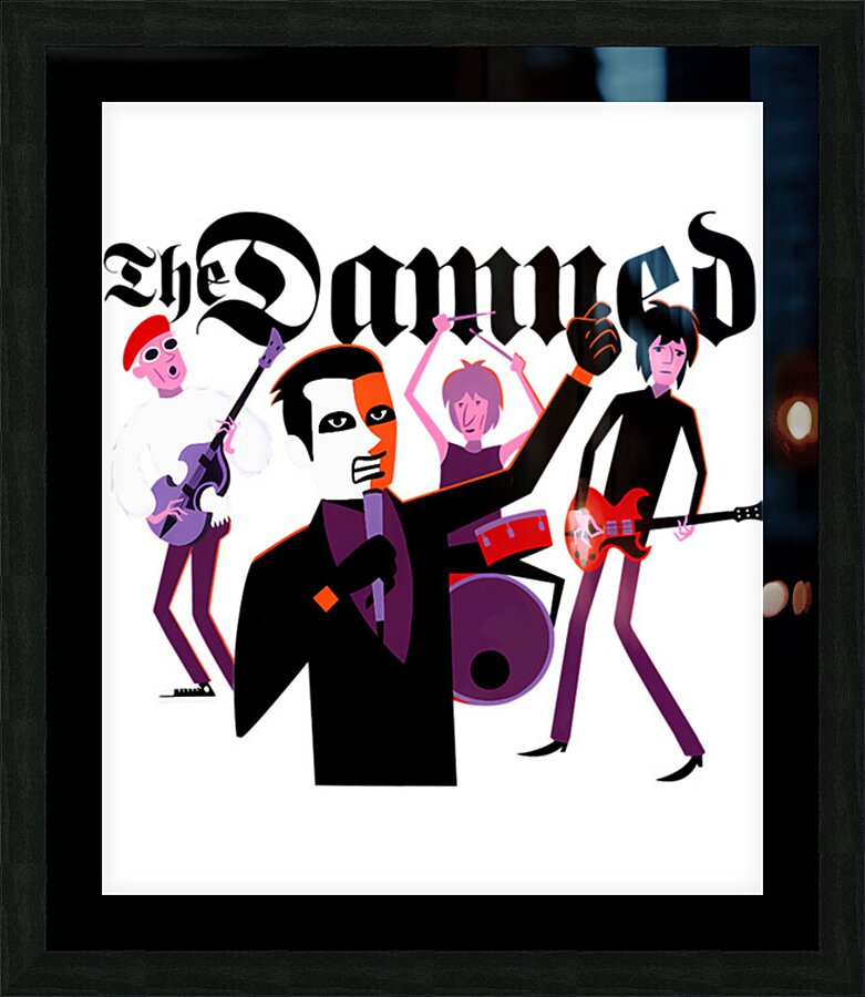 The Damned 2 Picture Frame print
