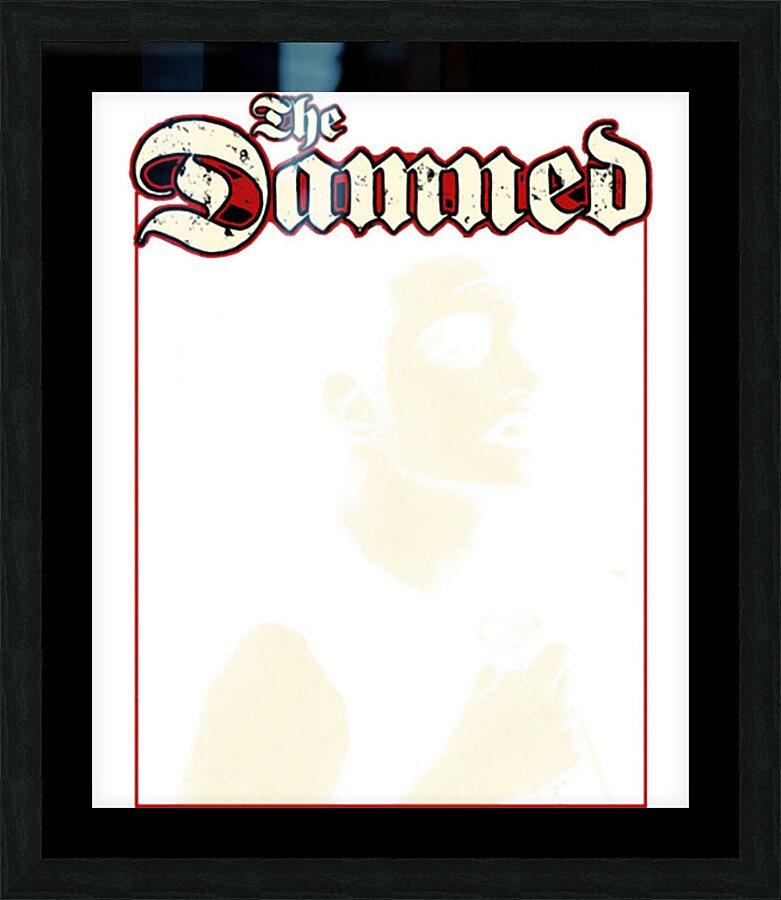 The Damned 4 Picture Frame print