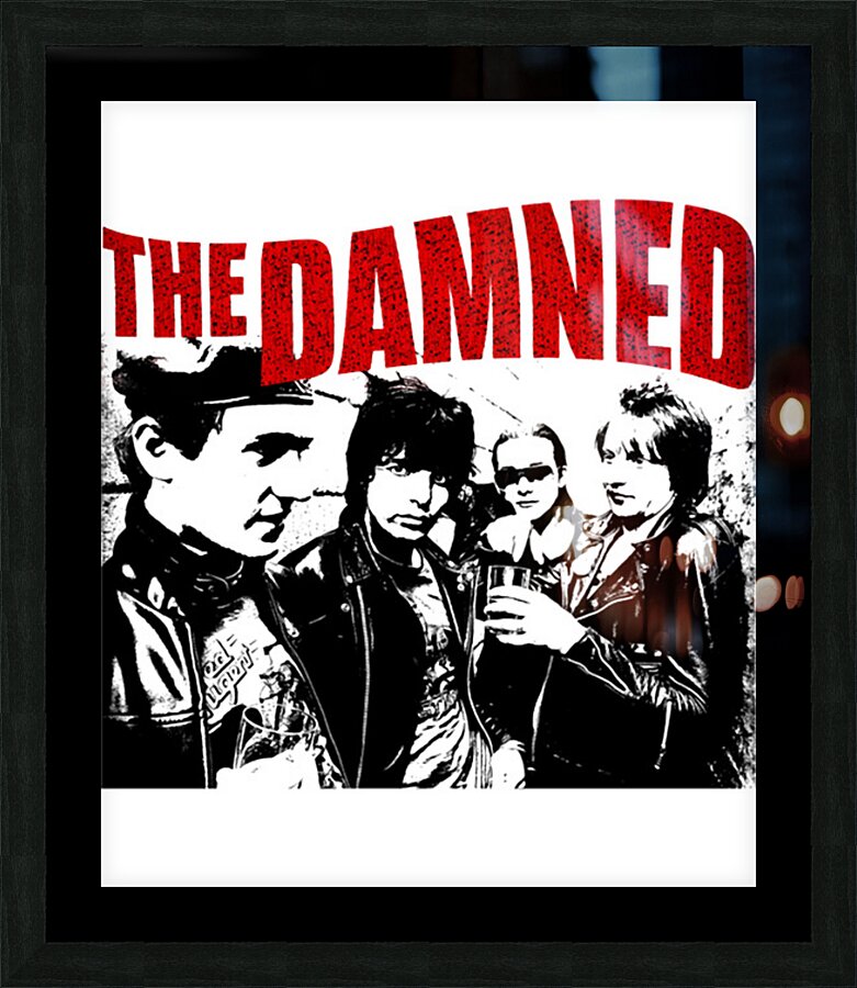The Damned 25 Picture Frame print