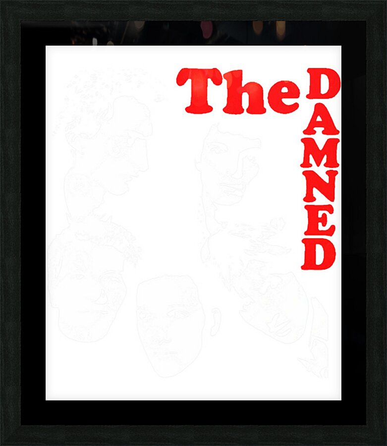 The Damned 40 Picture Frame print