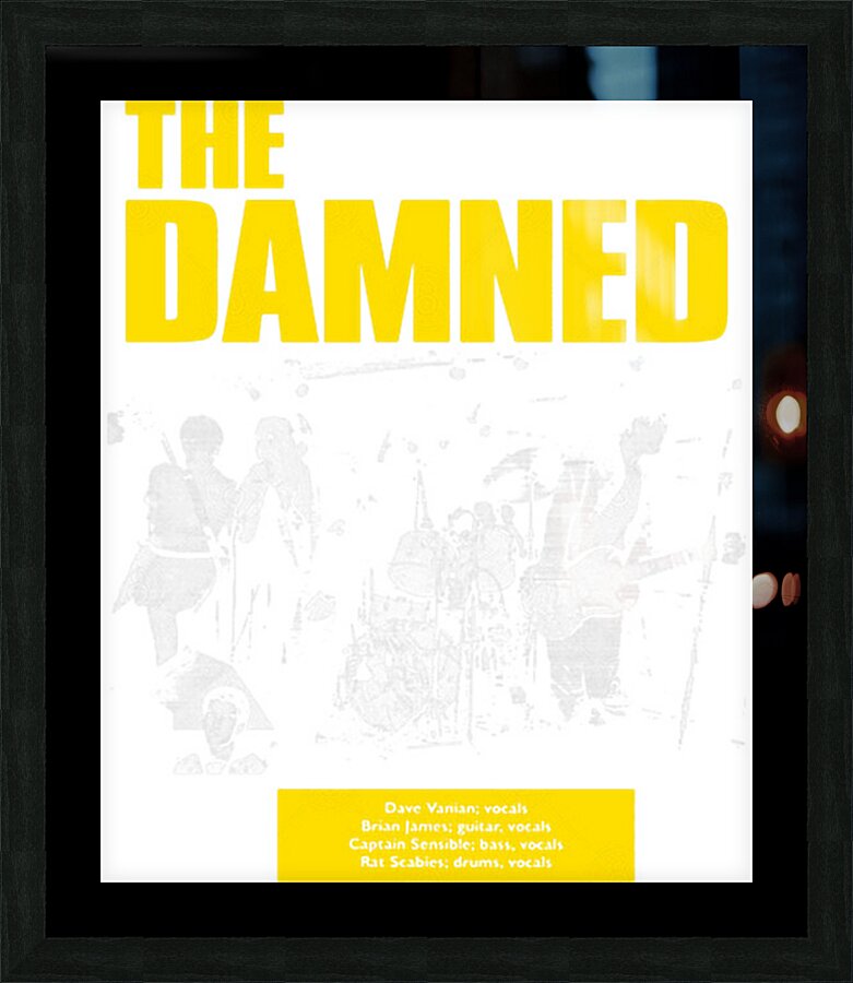 The Damned 1 Picture Frame print