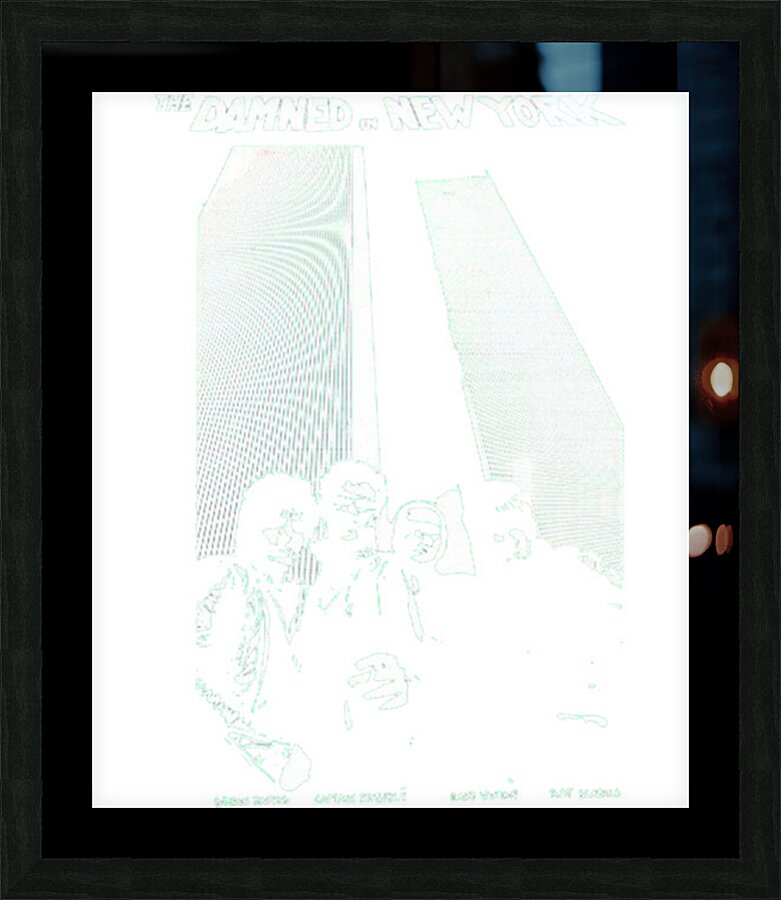 The Damned 3 Picture Frame print