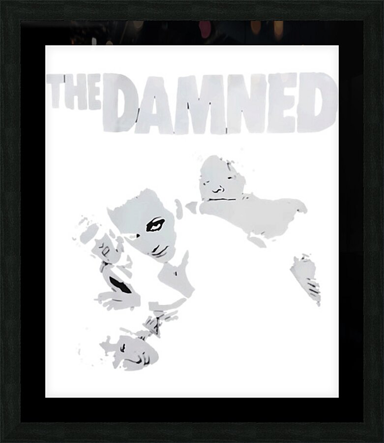 The Damned 5 Picture Frame print