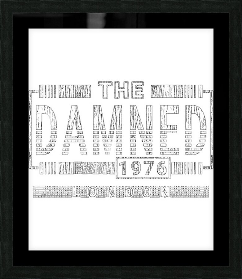 The Damned 10 Picture Frame print