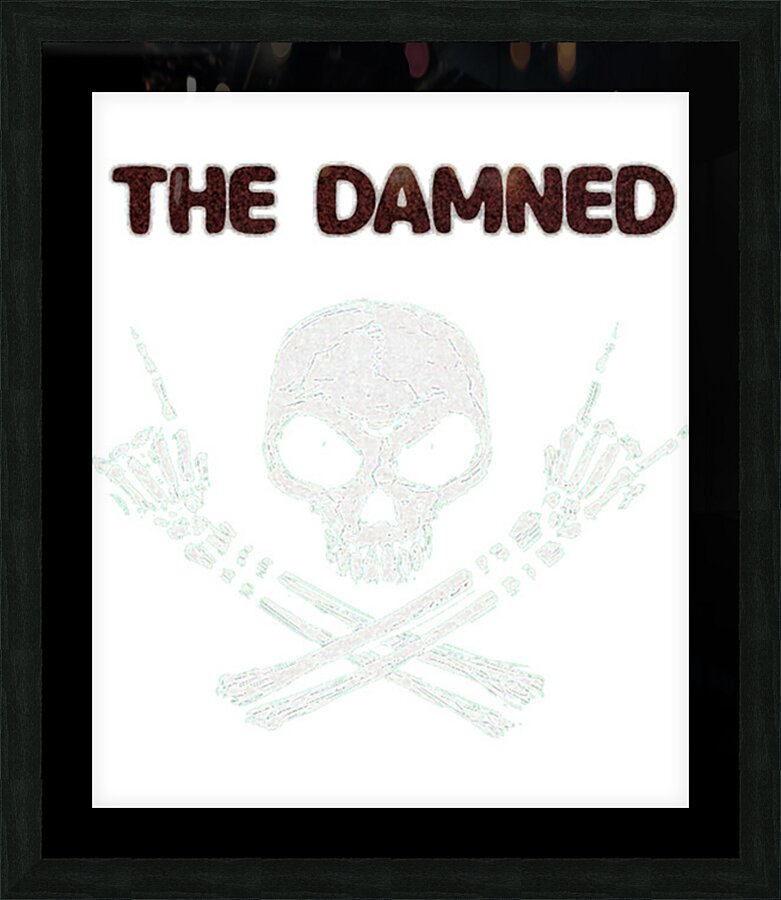 The Damned 16 Picture Frame print