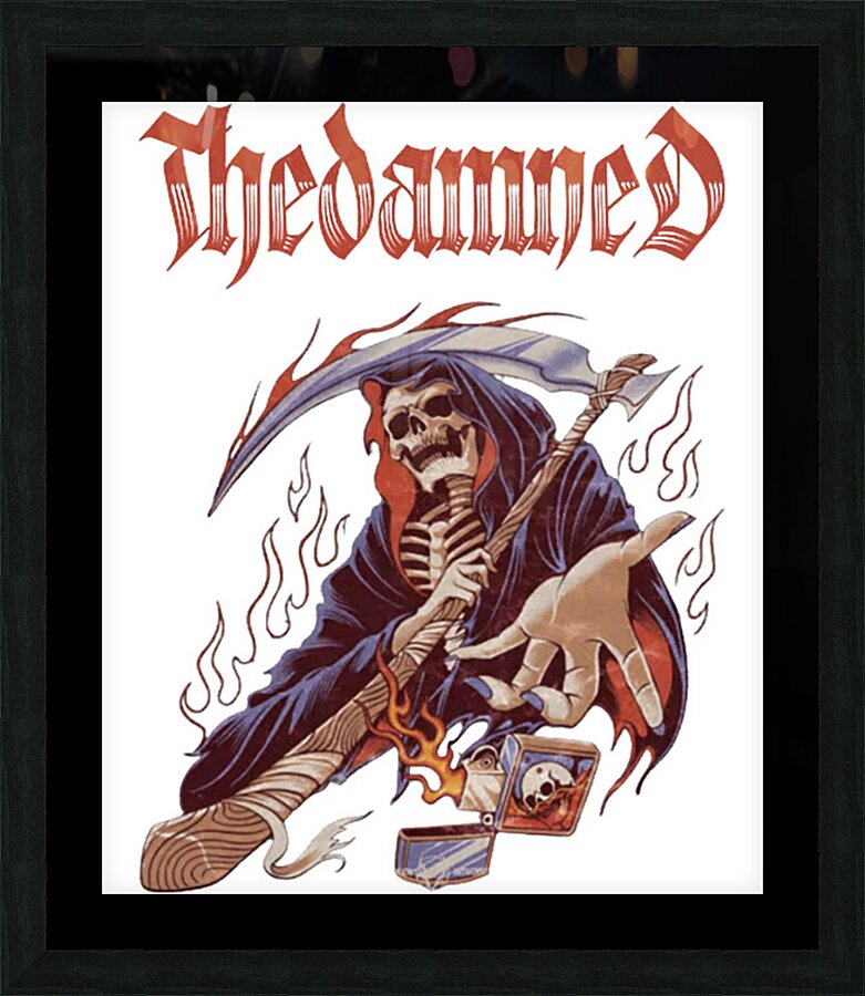 The Damned 18 Picture Frame print