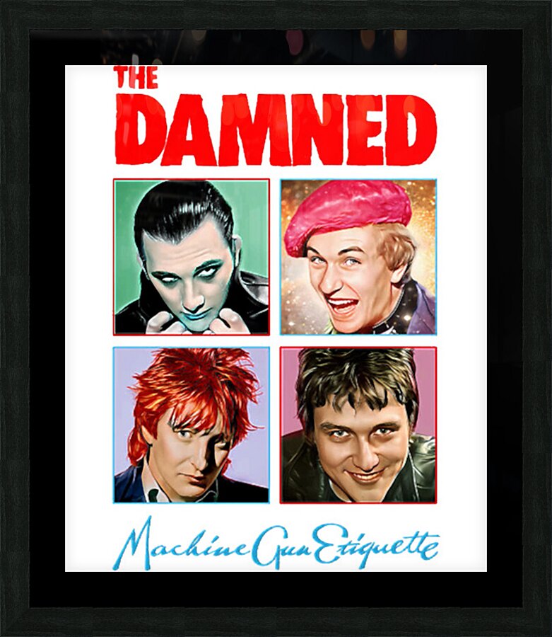 The Damned 21 Picture Frame print