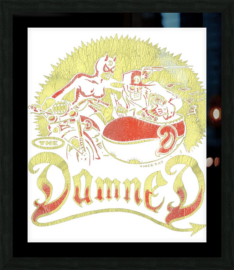 The Damned 23 Picture Frame print